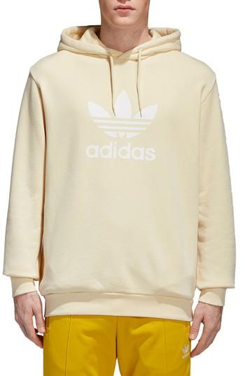Men's Adidas Originals Trefoil Logo Hoodie - Yellow