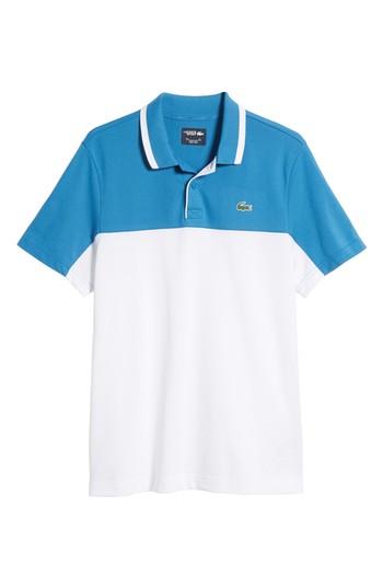 Men's Lacoste Pique Cotton Blend Polo (xl) - White