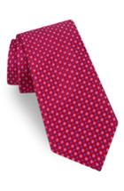 Men's Ted Baker London Delicate Neat Silk Tie, Size - Red