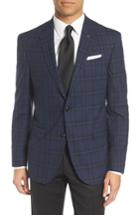 Men's Ted Baker London Jed Trim Fit Plaid Wool Sport Coat