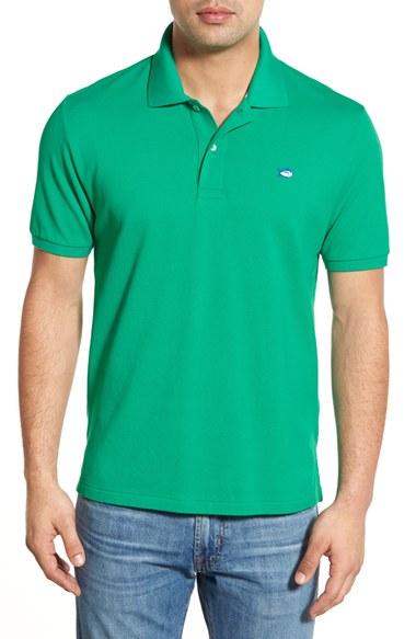 Men's Southern Tide 'skipjack Micro Pique' Stretch Cotton Polo - Green