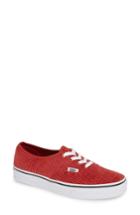Women's Vans Ua Authentic Design Assembly Sneaker M - Red
