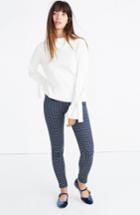 Women's Madewell Mock Neck Tie Cuff Top, Size - White