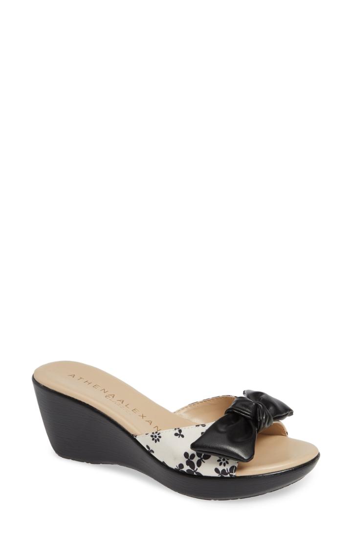 Women's Athena Alexander Sandie Slide Sandal M - Black