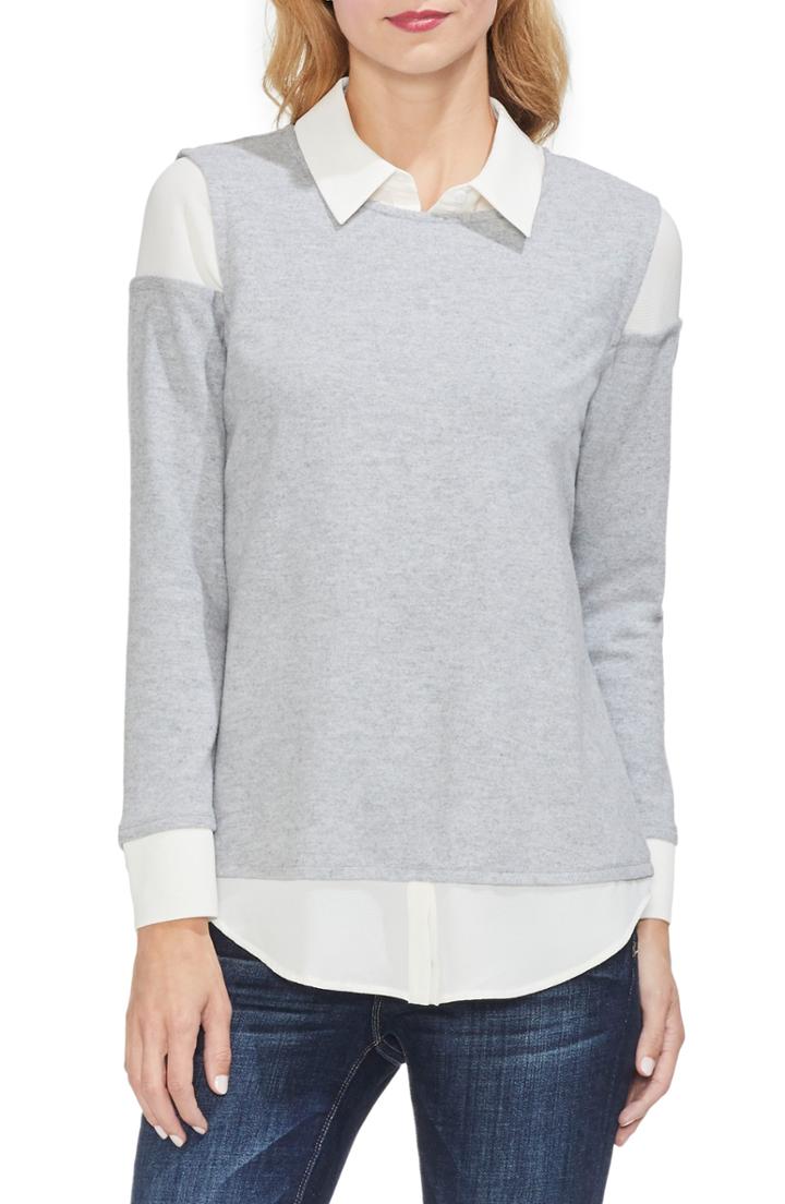 Women's Vince Camuto Elbow Tie Top - Blue