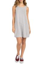 Women's Rvca Lostlane Stripe Swing Dress - Blue