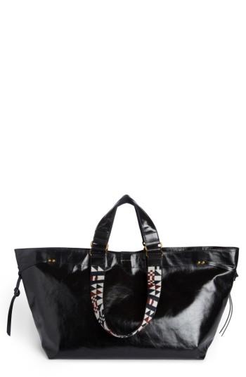 Isabel Marant Small Bagya Leather Tote - Black
