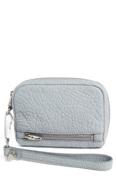 Women's Alexander Wang Large Fumo Pebbled Wristlet - Blue