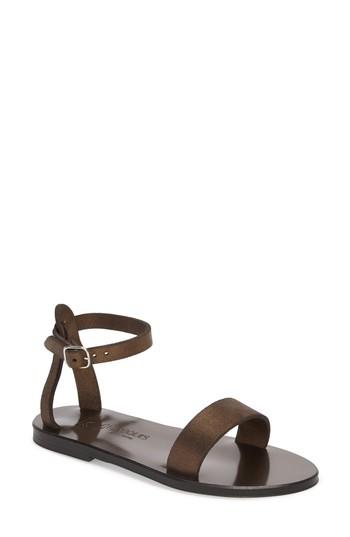 Women's K.jacques St. Tropez Pampa Sandal Us / 35eu - Metallic