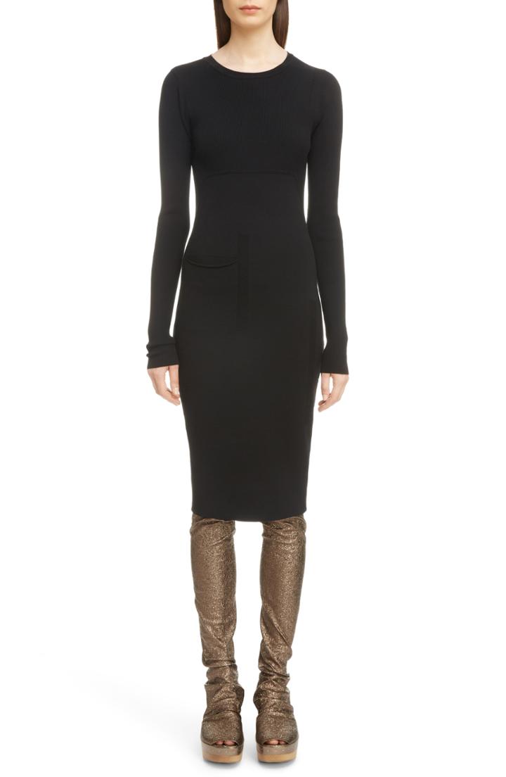 Women's Rick Owens Pocket Knit Dress