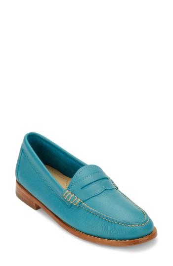 Women's G.h. Bass & Co. 'whitney' Loafer .5 M - Blue/green