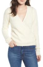 Women's Love By Design Wrap Front Sweater - Ivory