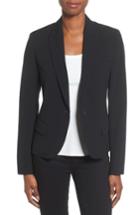 Women's Anne Klein One-button Suit Jacket - Black