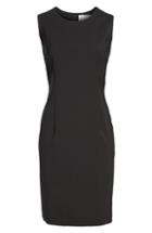 Women's Boss Dirusa Tropical Stretch Wool Dress - Black