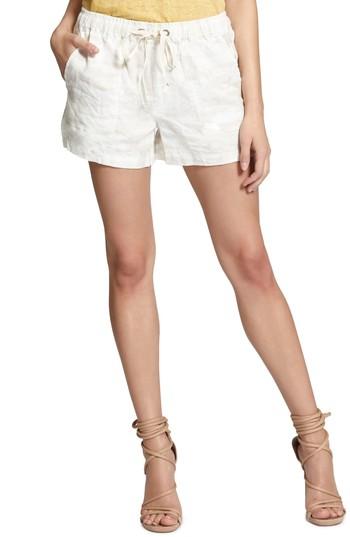 Women's Sanctuary Trooper Drawstring Waist Shorts - White
