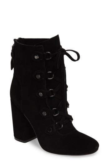 Women's Splendid Rosa Lace-up Bootie .5 M - Black