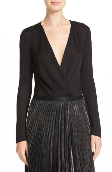 Women's Diane Von Furstenberg Lala Long Sleeve Bodysuit