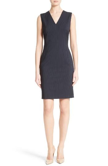 Women's Boss Dalenia Pinstripe Sheath Dress