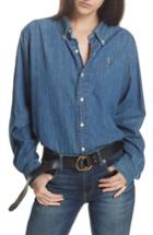Women's Polo Ralph Lauren Denim Shirt - Blue