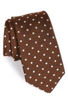 Men's Gitman Polka Dot Silk Tie