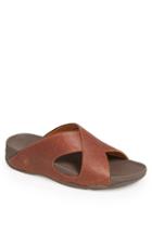 Men's Fitflop(tm) 'xosa(tm)' Leather Slide Sandal M - Brown