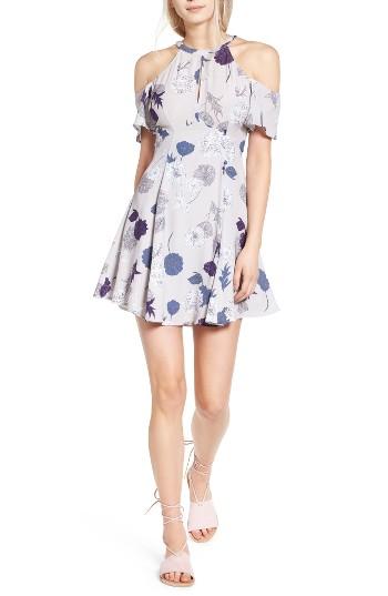 Women's Astr The Label Zoe Cold Shoulder Minidress
