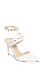 Women's Vince Camuto Ledana Studded Pump .5 M - White