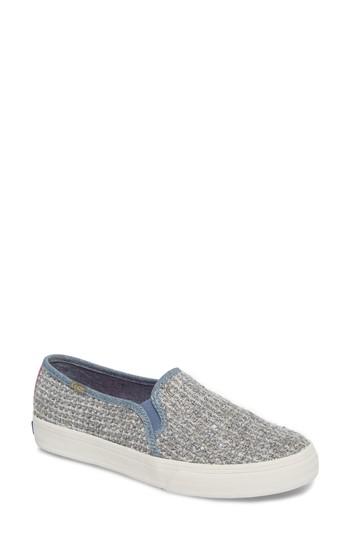 Women's Keds 'double Decker' Slip-on Sneaker M - Grey