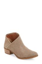 Women's Lucky Brand Breeza Perforated Bootie M - Brown