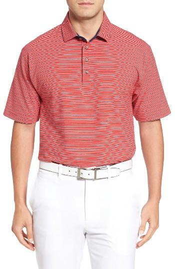 Men's Bobby Jones Liquid Cotton Fine Stripe Polo