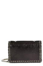 Calvin Klein 205w39nyc Whipstitch Leather Shoulder Bag - Black