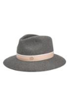 Women's Maison Michel Rico Fur Felt Hat - Grey
