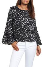 Women's Vince Camuto Bell Sleeve Print Blouse