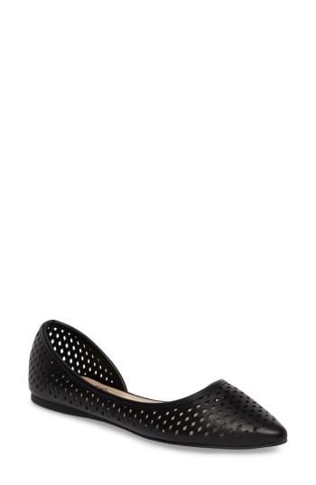 Women's Callisto Swiftye Half D'orsay Flat .5 M - Black