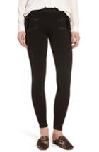Women's David Lerner Starburst Zip Combo Leggings - Black