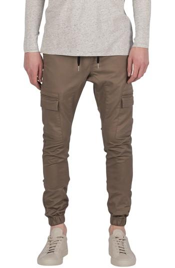 Men's Zanerobe Sureshot Cargo Jogger Pants - Brown