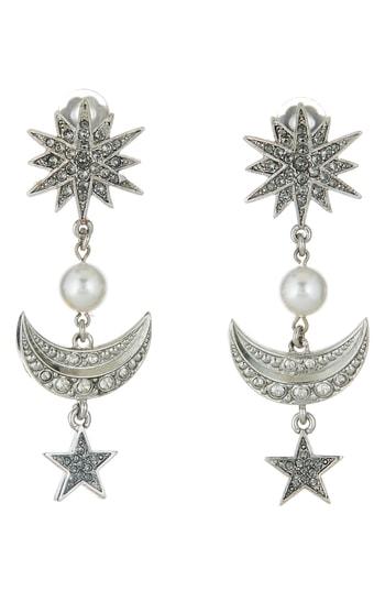 Women's Oscar De La Renta Moon & Stars Earrings