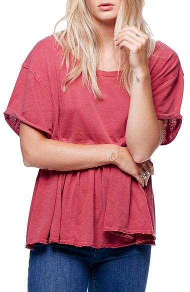 Women's Free People Odyssey Tee - Red