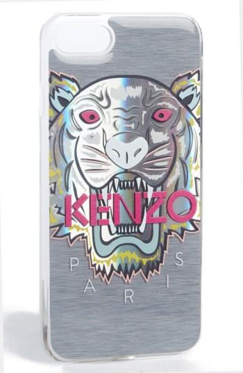 Kenzo Tiger Hologram Iphone 7+ Case - Grey
