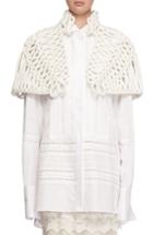 Women's Burberry Hand Looped Rope Cape
