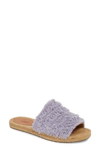 Women's Ugg Edith Slide Sandal M - Purple