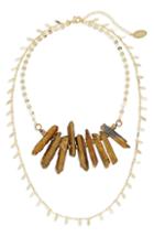 Women's Hespera Jewelry Pyrite Layered Collar Necklace