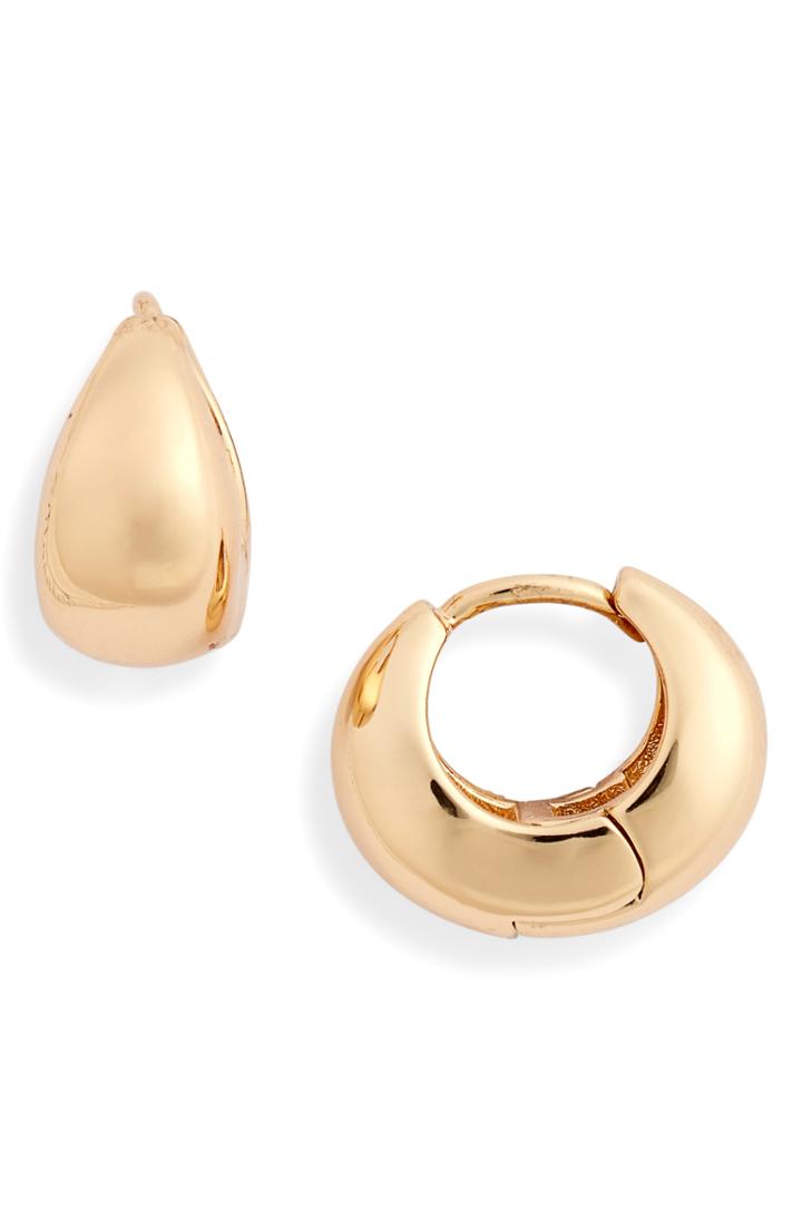 Women's Halogen Huggie Hoop Earrings