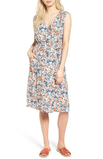 Women's Current/elliott The Sleeveless Wrap Front Dress