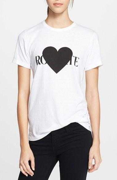 Women's Rodarte 'rohearte' Heart Graphic Tee