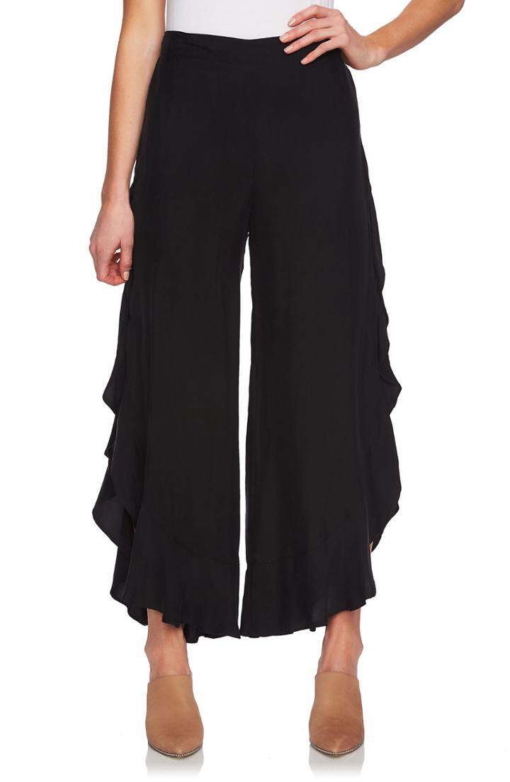 Women's 1.state Ruffle Wide Leg Pants - Blue