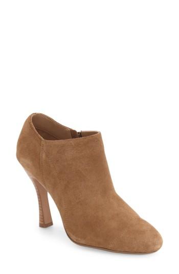 Women's Nina 'iolathe' Flared Heel Bootie .5 M - Brown