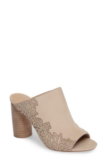 Women's Pour La Victoire Helaine Cutwork Mule M - Beige