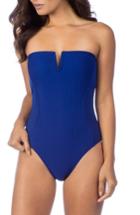 Women's La Blanca Sin Sation Bandeau One-piece Swimsuit - Blue