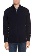 Men's Rodd & Gunn Ketu Bay Zip Front Merino Wool Sweater, Size - Blue